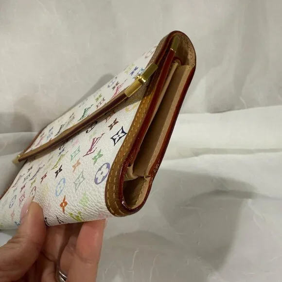 Louis Vuitton White Monogram Multicolor Wallet - Picture 3 of 7